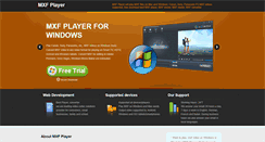 Desktop Screenshot of mxfplayer.com