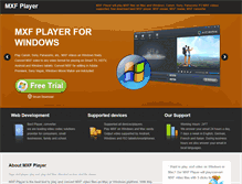 Tablet Screenshot of mxfplayer.com